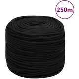 vidaXL radno uže crno 10 mm 250 m poliestersko Cijene