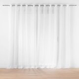 Douceur d intérieur Bijela prozirna zavjesa od voila 400x240 cm Lissea – | shoptok.hr