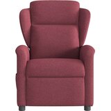  Električni naslonjač od tkanine crvena boja vina | shoptok.hr