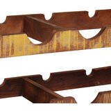  Stalak za vino Smeđa 100 x 45 x 33 cm Čvrsto reciklirano drvo | shoptok.hr