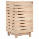  Košara za rublje 44x44x76 cm od masivne borovine | Shoptok.si