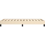  Okvir za krevet bez madraca krem 100 x 200 cm od tkanine | shoptok.hr