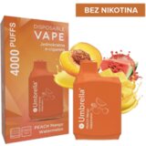 Umbrella 4000 Puffs Peach Mango Water. 0mg | Eponuda.ba