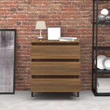  Komoda boja smeđeg hrasta 60 x 35 x 69 cm konstruirano drvo | shoptok.hr