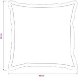  Jastuk s jastukom HOUTEN 6 kom. Tamnosiva Umjetni lan - Tamnosiva 40 x 40 cm 6 | shoptok.hr