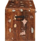 vidaXL Shranjevalna škatla 70 x 35 x 40 cm trden predelan les | Shoptok.si