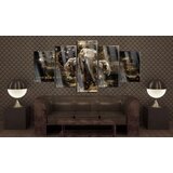  Slika na akrilnom staklu - Brown Elephants [Glass] 100x50 | shoptok.hr