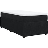 Maison Chic Box spring postelja - Vzmetna postelja z vzmetnico črna 90x200 cm žamet SL24004, (21880113) Cene