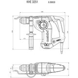 Metabo khe 3251 elektro-pneumatski čekić sds-plus sa dodatnom steznom glavom 600659000 | ePonuda.com
