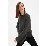 Trendyol Anthracite Openwork Knitwear Sweater Cene