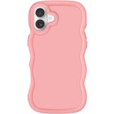 AVIZAR Ohišje za iPhone 16 Plus silikonsko protipotresno serija Candy, Roza, (5000012549) | Shoptok.si