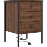 vidaXL Noćni ormar Smeđi hrast 42 x 41 x 61 cm Konstruirano drvo | shoptok.hr