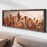 WALLXPERT LAC117-150 Multicolor Decorative Framed MDF Painting Cene