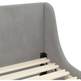  Posteljica za malčke z vzglavjem Svetlo siva 70 x 140 cm Žamet, (5000105014) | Shoptok.si