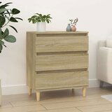  Komoda dimljeni hrast 60x35x70 cm inženirski les, (20654636) | Shoptok.si