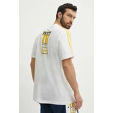 Adidas Pamučna majica za muškarce, boja: bijela, s aplikacijom, IU2360