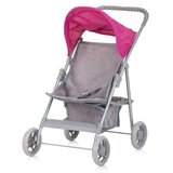 Chipolino KOLICA ZA LUTKE "ALICE" grey/pink linnen Cijene