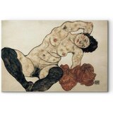 Slika - Egon Schiele – Liegender Akt mit gelbem Handtuch 120x80 Akustična | shoptok.hr
