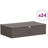  Kutija za spremanje 24 pcs Siva 70 x 40 x 18 cm Netkana tkanina - Siva 24 70 x 40 x 18 cm | shoptok.hr