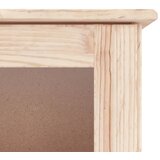 Staklena vitrina ALTA 77 x 35 x 186,5 cm od masivne borovine | Eponuda.ba
