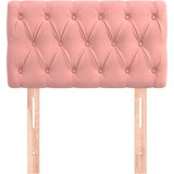  Posteljno vzglavje roza 80x7x78/88 cm žamet, (20952869) | Shoptok.si