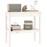  Konzolni stol bijeli 80x40x75 cm od masivne borovine | shoptok.hr