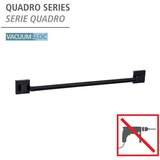Wenko Crni samoljepljiv držač za ručnike od nehrđajućeg čelika Quadro – | shoptok.hr
