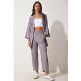 Happiness İstanbul Two-Piece Set - Gray - Relaxed fit Cene