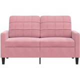  Dvosjed ružičasti 120 cm baršunasti | shoptok.hr