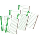 Forpus Ločilni listi A4 PP 1-5, sivi | Shoptok.si