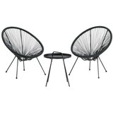 Olimp Sport Baštenska garnitura Papua Crna | ePonuda.com