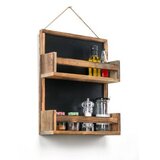 Hanah home Kuhinjska polica Dvoslojni stalak za začine, 48x40x10cm, Smeđa Cijene