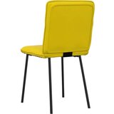 vidaXL Jedilni stoli 2 kosa rumen žamet | Shoptok.si