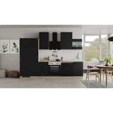 Flex-Well Kuhinjski Blok Capri, Črna, Hrast | Shoptok.si