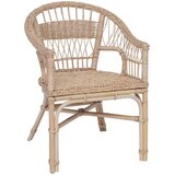  Stolica koja se može slagati Prirodna 60 x 60 x 81 cm Ratan | shoptok.hr