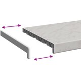  Prozorska klupčica Mramorna tekstura 160 x 30 x 4,5 cm PVC | shoptok.hr