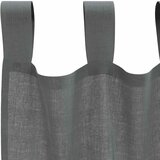 Voile zavjese s petljama 2 kom tamnosive 140x225 cm | Shoptok.si