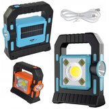 Prenosni COB LED solarni akumulatorski reflektor USB powerbank Cene
