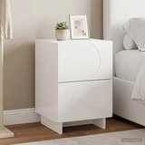  Noćni ormar Bijela visokog sjaja 33 5 x 34 5 x 50 cm - Bijela visokog sjaja 1 Cijene