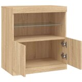  Komoda s LED svjetlima boja hrasta sonome 60x37x67 cm | shoptok.hr