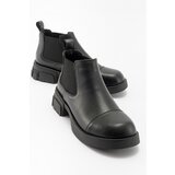 LuviShoes CAFUNE Black Skin Women's Boots Cene
