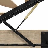  Otomanski krevet s pohranom Sonoma hrast 203 x 90 x 25 cm | shoptok.hr