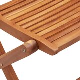  Sklopive vrtne stolice 6 kom 51x66x95 cm masivno drvo bagrema | shoptok.hr