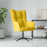  Stolica za opuštanje boja senfa baršunasta | shoptok.hr