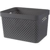 Curver Tamno siva plastična kutija za pohranu 35,5x26x22 cm Pure – | shoptok.hr