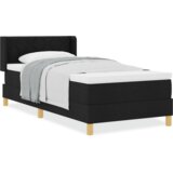 vidaXL krevet s madracem crni 90x200 cm tkanina | shoptok.hr