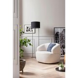 Livetastic FOTELJ, bela tekstil | Shoptok.si