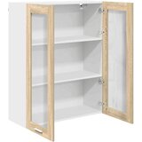 vidaXL Viseča omarica s polico Riga Sonoma hrast 80 x 31 x 100 cm | Shoptok.si