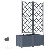  Vrtna saksija 2 pcs Svijetlo siva 80 x 40 x 142 cm Plastika | Eponuda.ba