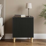  Noćni ormar Crna 43 x 34,5 x 50 cm Konstruirano drvo | shoptok.hr